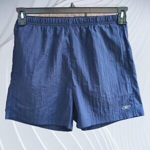 Reebok Womens Size L Athletic Active Running Shorts Navy